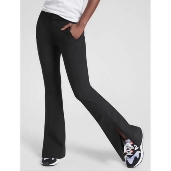 Athleta Pants - Athleta Stellar Flare Trouser Pant | Black | Size 14